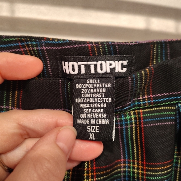 Plaid A-Line Skirt - Multicolor - Picture 2 of 6